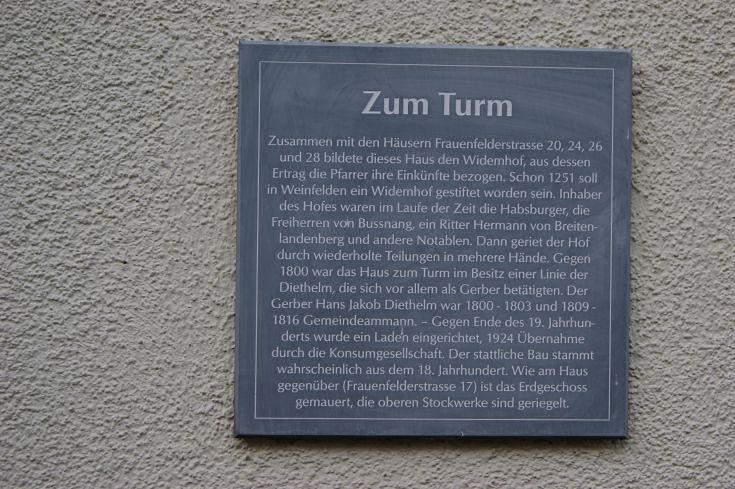 Schrift in Weinfelden