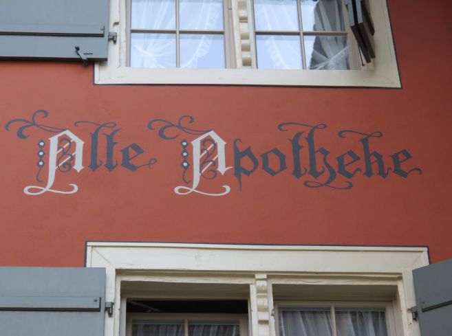 Schrift in Weinfelden